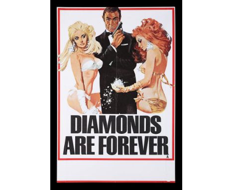 UK Double-Crown poster for "Diamonds Are Forever" (1971). This poster format was produced in much smaller quantities than the