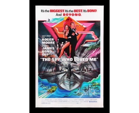 US 40x60 poster for "The Spy Who Loved Me" (1977). Printed on card stock and unfolded.40" x 60" (101.5 x 152.3 cm)Condition: 