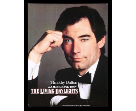 Alternate image double-sided poster for "The Living Daylights" (1987). This Glidrose Publications poster presents two differe