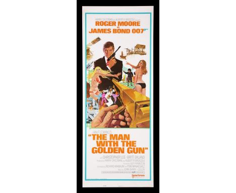 US Insert "East Hemi" poster for "The Man With The Golden Gun" (1974). The "East Hemi" version (Saltzman /Broccoli order) is 