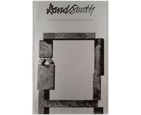 Original vintage advertising poster for David Smith Exhibition held in Guggenheim Museum New York. Roland David Smith (March 