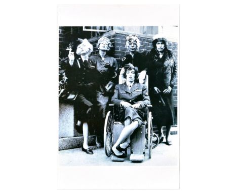 Vintage music advertising poster most likely issued to be sold to the public featuring an image shot by Jerry Schatzberg for 