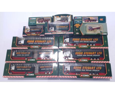 Corgi "Eddie Stobart" mixed boxed group. Conditions generally appear Excellent in generally Good boxes.