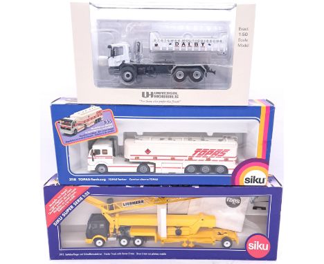 Siku &amp; Universal Hobbies, a boxed 1:50 &amp; 1:55 scale Commercial group to include Universal Hobbies UH5660 Scania P380 