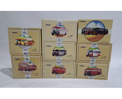 Corgi Classics boxed Bus related group. Although unchecked for completeness condition generally&nbsp;appears to be Excellent 