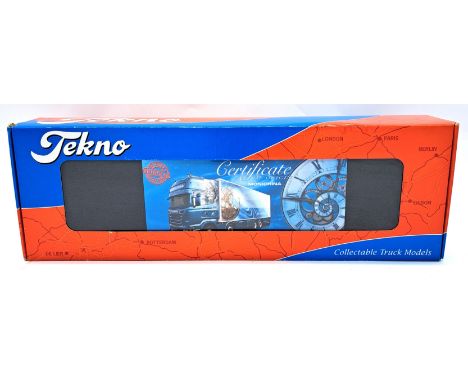 Tekno, a boxed 1:50 scale 72782 Truck/Trailer "Monichina-Einstein" (Mod 119000Z). Although not checked for completeness condi