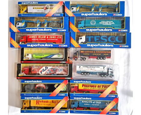 Corgi, a mainly boxed group of Commercial Truck/Trailer models comprising mainly of "Superhaulers" series and similar.&nbsp;C