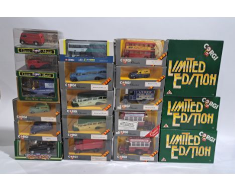 Corgi &amp; similar, a boxed bus &amp; commercial group.&nbsp; Although unchecked for completeness condition generally appear