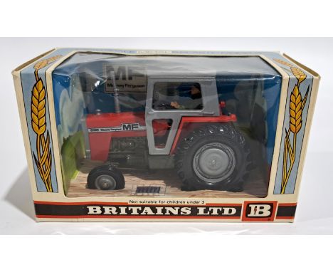 Britains 9522 MF Massey Ferguson&nbsp;Tractor boxed.  Although unchecked for completeness&nbsp;condition generally appears to