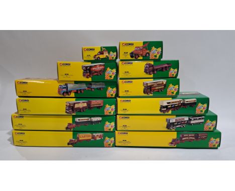 Corgi Classis "The Showmans Range", Set of 12 Boxed vehicles. Although unchecked for completeness condition generally&nbsp;ap
