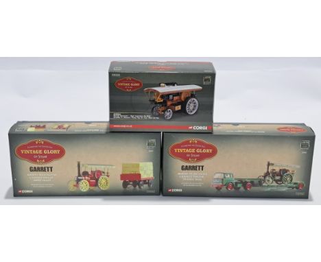 Corgi, a boxed 1:50 scale Vintage Glory of Steam trio. Although unchecked for completeness, conditions generally appear to be