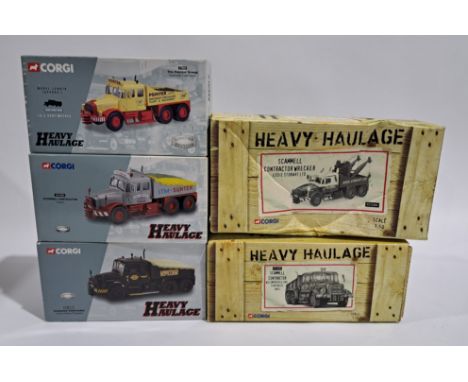 Corgi Heavy Haulage a box 1:50 scale group. Although unchecked for completeness condition generally&nbsp;appears to be Excell