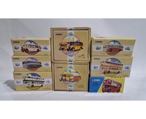 Corgi Classics, a boxed group of Buses. Although unchecked for completeness condition generally&nbsp;appears to be Excellent 