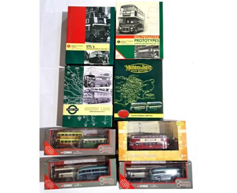 Corgi &amp; EFE, a boxed bus &amp; tram group which includes multi vehicle sets.&nbsp;Conditions although unchecked generally