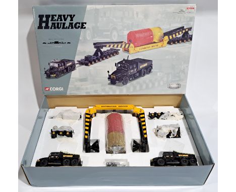 Corgi Heavy Haulage 18003 "Wynn's" Scammell Contractor x 2 Nicholas Girder Trailer, Bogies &amp; Stator Core Set.&nbsp; Altho