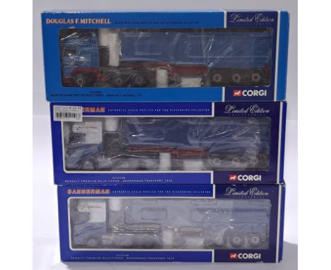 Corgi a boxed trio of 1/50 scale tankers to include CC12426, CC12106 and CC12106. Conditions generally appear Excellent Plus 
