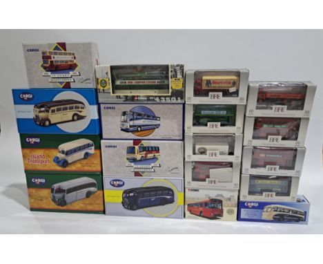 Corgi &amp; EFE, a boxed bus group.&nbsp; Although unchecked for completeness condition generally appears to be Excellent in 