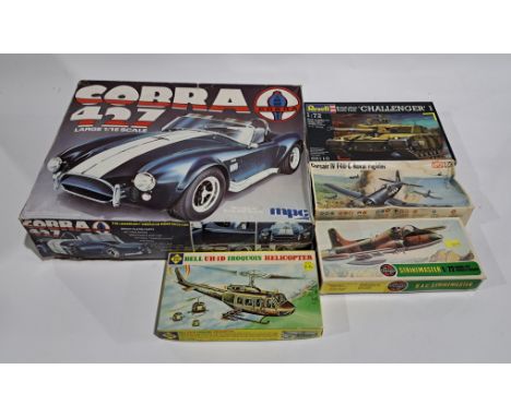 MPC, Airfix and similar Model Kits, boxed unmade mixed lot. Although unchecked for completeness (some small parts may be miss