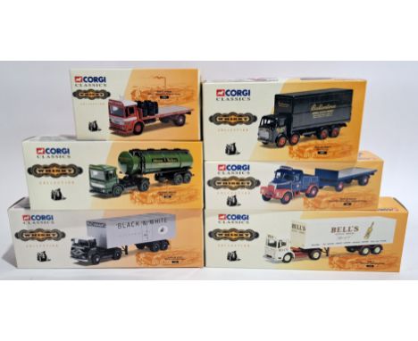 Corgi Classics Whisky Collection boxed group. 21001, 26001, 16001, 21303, 20801, 11401. Although unchecked for completeness c
