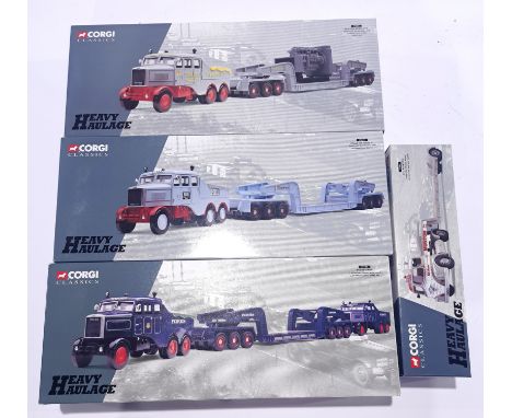 Corgi "Heavy Haulage" a mixed boxed group. Conditions generally appear Excellent to Mint in generally Excellent boxes.