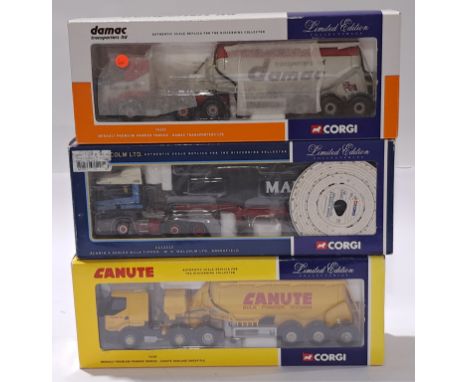 Corgi a boxed trio of 1/50 scale tankers to include CC12212, CC76102 and CC76101. Conditions generally appear Excellent Plus 