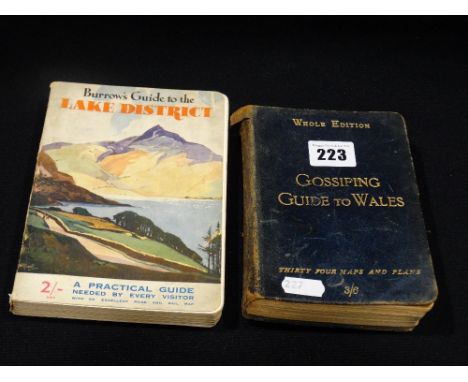     An Antiquarian Book, "Gossiping Guide To Wales" Together With A "Burrows Guide To The Lake District"                     