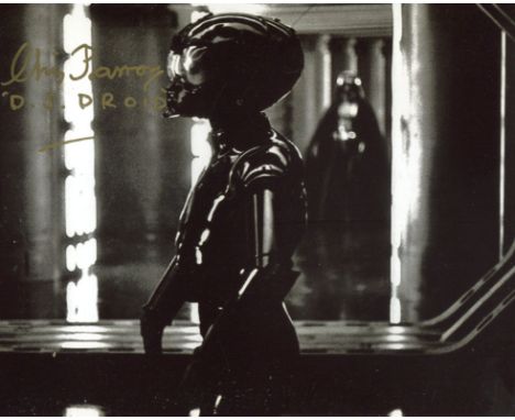 Star Wars 8x10 photo signed by Chris Parsons the actor who portrayed K-3PO, 4-LOM, and E-3PO in Star Wars: Episode V The Empi