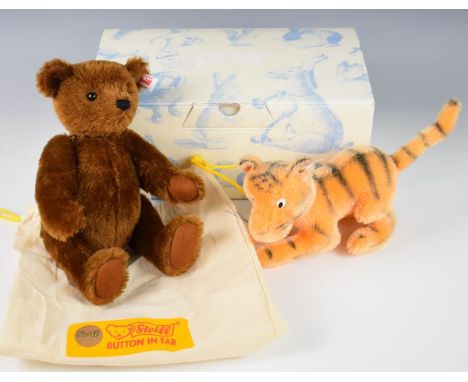 Two Steiff bears comprising The Worlds First Teddy Bear limited edition 1309 of 1902 and Tigger 237 of 2000, both with tags, 