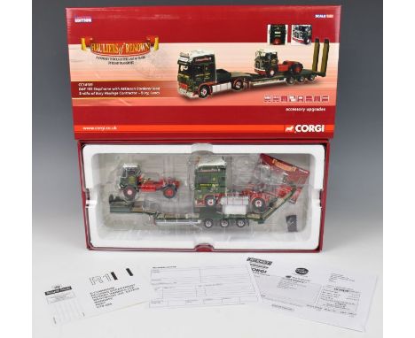 Corgi Hauliers of Renown 1:50 scale limited edition diecast model Smiths of Bury Haulage Contactor DAF 105 Stepframe With Atk