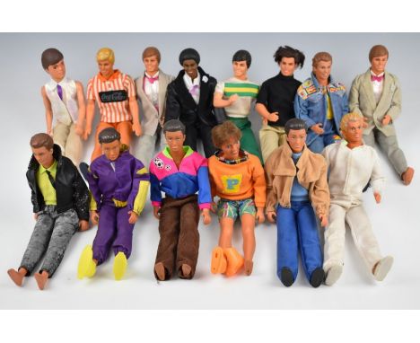A collection of Barbie/Sindy male dolls by Mattel and Hasbro.