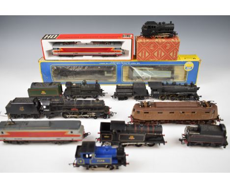 A collection of 00 and H0 gauge model railway locomotives to include Hornby, Marklin and Jouef.