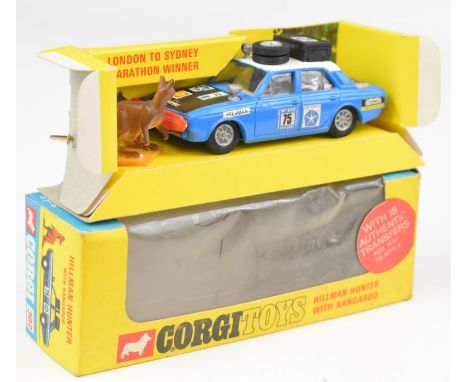 Corgi Toys diecast model Hillman Hunter with Kangaroo, 302, in original box.