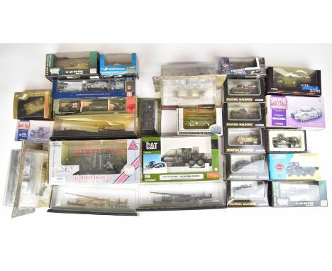 A collection of Corgi, Dragon and similar diecast model military vehicles to include M3 A1 Half Track Carrier CS90050, WC Com