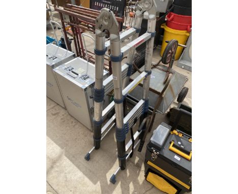 A MULTIFUNCTIONAL TELESCOPIC LADDER 