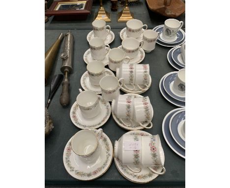 A LARGE QUANTITY OF ROYAL ALBERT 'BELINDA' CUPS AND SAUCERS 
