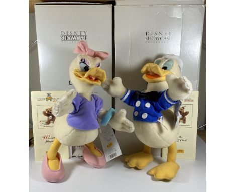 A PAIR OF LIMITED EDITION STEIFF MOHAIR DISNEY SHOWCASE COLLECTION SOFT TOY FIGURES, BOTH BOXED AND WITH TAGS, LIMITED EDITIO