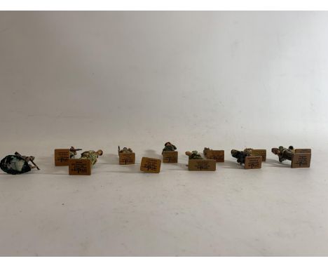 TWELVE DEL PRADO DIE CAST FIGURES OF SOLDIERS FROM VARIOUS ERAS TO INCLUDE VIETNAM, KOREAN WAR ETC 