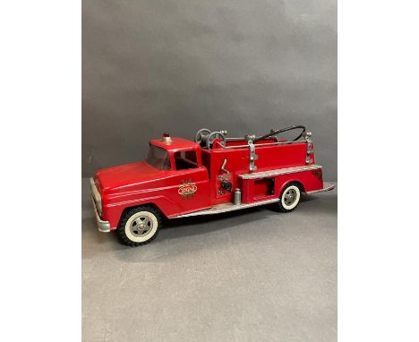 A Tonka vintage Tin plate fire truck