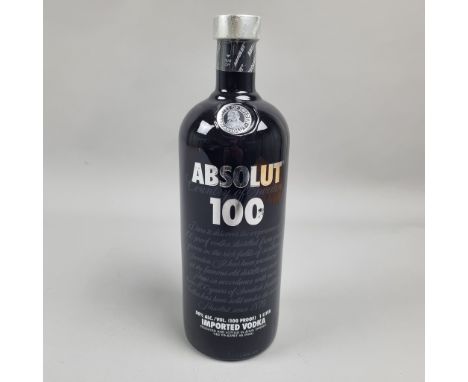 Absolut "100" Limited Edition 100 Proof Vodka - 1 Litre - Released 2019  
