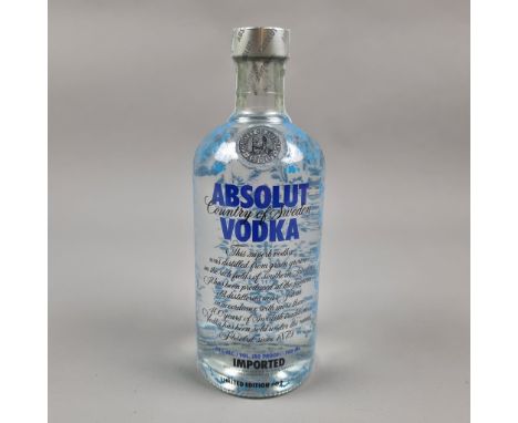 Absolut "Wallpaper" Limited Edition #02 Original Vodka - 1 Litre - Introduced 2010  