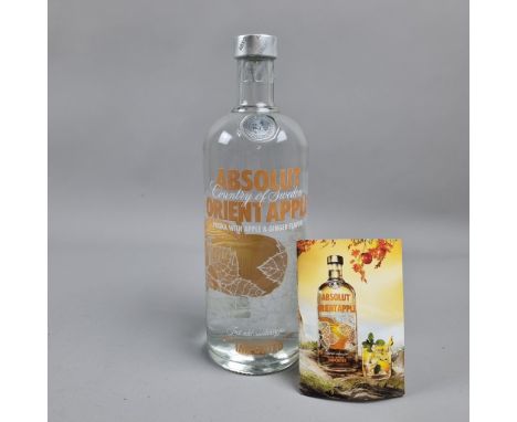 Absolut "Orient Apple" Limited Edition Apple & Ginger Flavoured Vodka - 1 Litre - Released 2001  