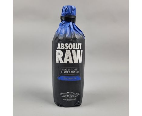 Absolut "Raw" Limited Edition Original Vodka with Hand Selected Blender's Raw Cut/Raw Spirit Distillate, Travel Retail Exclus