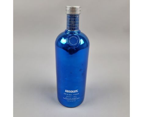 Absolut "Electrik Blue" Limited Edition Original Vodka - 1 Litre - Introduced 2015  