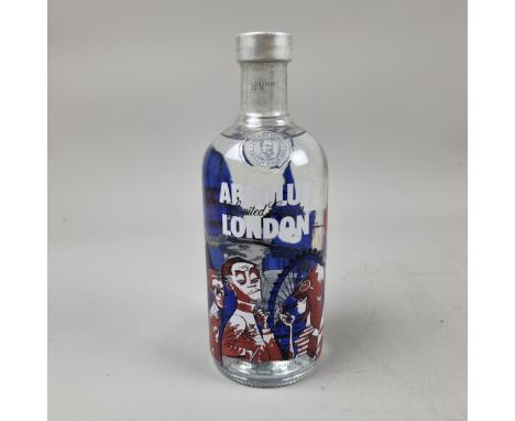 Absolut "London" Limited Edition Original Vodka. Collaboration with artist Jamie Hewlett, renowned for virtual band Gorillaz 