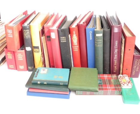 A very large GB and world stamp collection in various albums and folders and GB Commonwealth first day covers, some still in 
