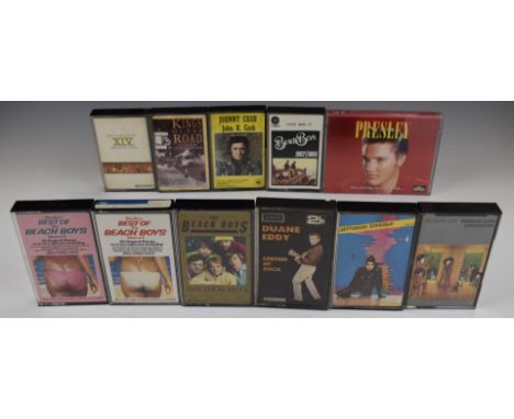 Cassettes - Approximately 140 cassettes including Pink Floyd, Dr Feelgood, The Doors, Jimi Hendrix, The Beach Boys, ELP, Bob 