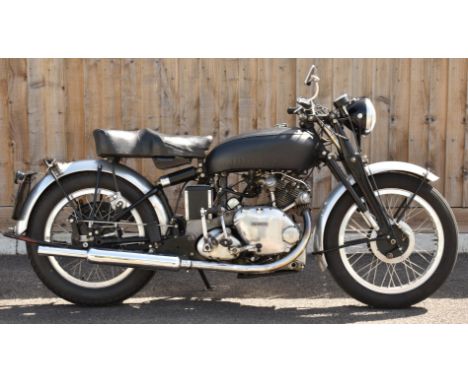 1951 Vincent Comet 500cc motorcycle, registration number YVS 445, purchased by the vendor in the 1980s as a project, includin