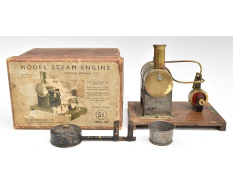 Mersey Models&nbsp;model 51&nbsp;stationary live steam engine, with burner and original box