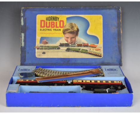 Hornby Dublo 00 gauge model railway train set with Duchess of Montrose locomotive, in original box