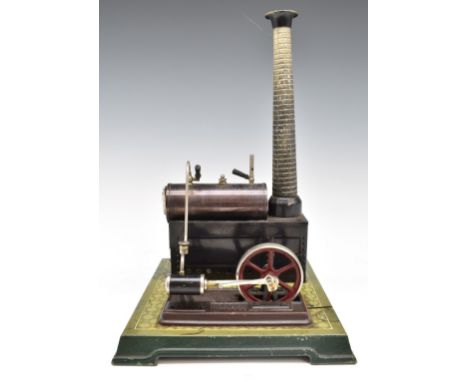 Bing&nbsp;stationary live steam engine with&nbsp;slip eccentric reversing, regulator, whistle&nbsp;and sight glass
